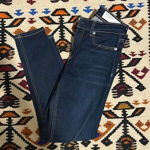 Rag and bone cate mid rise skinny jean dark wash size 25 EUC